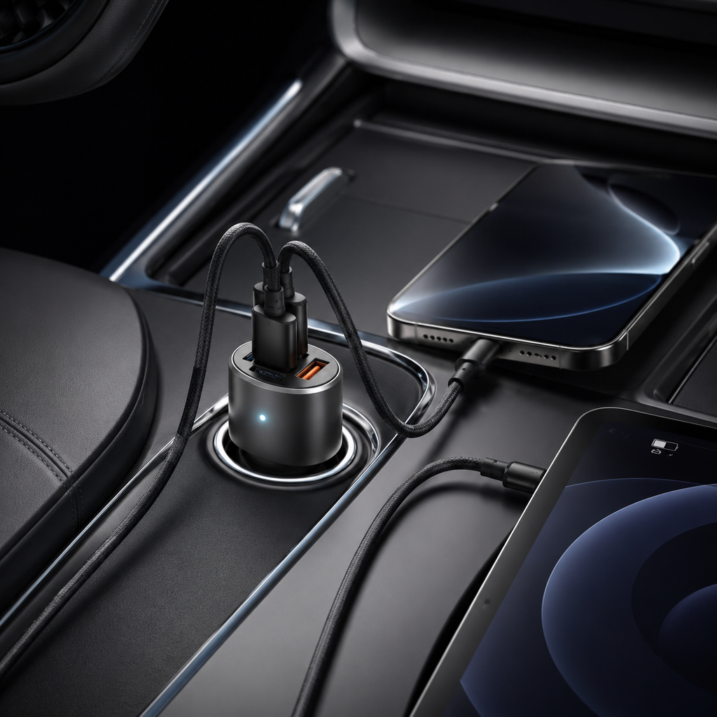 Orlaviaea™ ChargePort Trio Car Power Hub