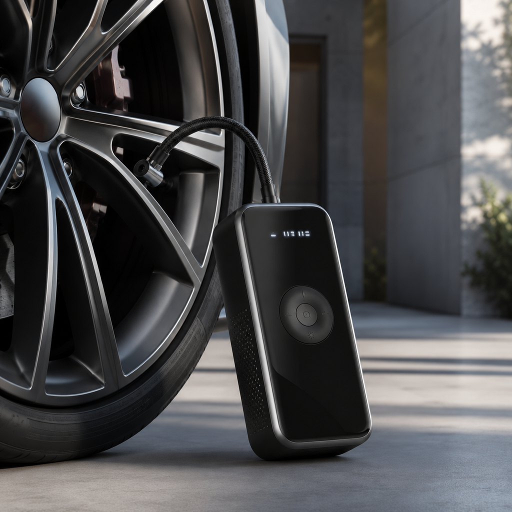 Orlaviaea™ AirMetric Portable Tire Pump
