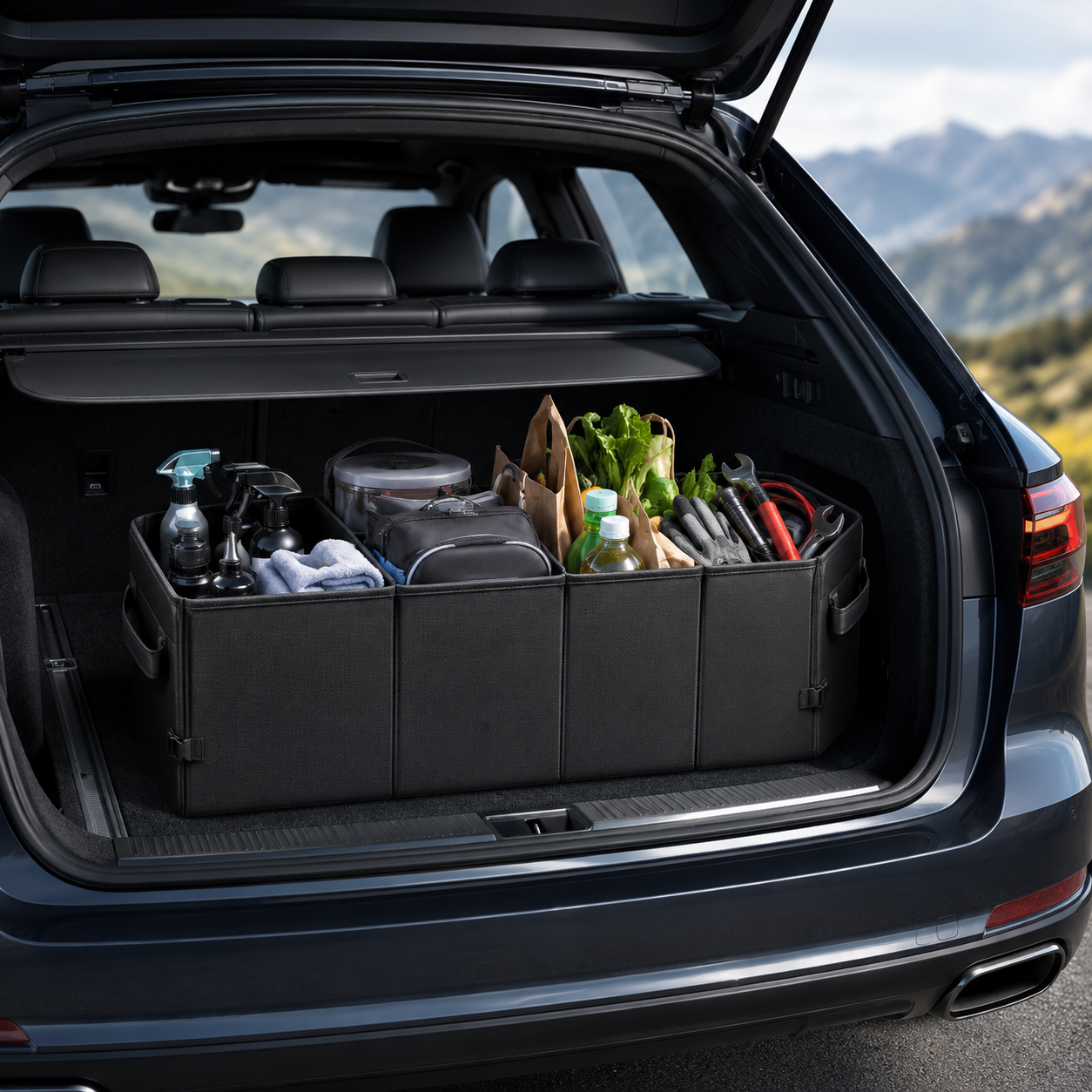 Orlaviaea™ CargoDivide Expandable Trunk Caddy